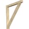 Ekena Millwork Traditional Block Rough Sawn Outlooker, Douglas Fir, 6"W x 48"D x 48"H OUT06X48X48TRA05RDF - alternate 1